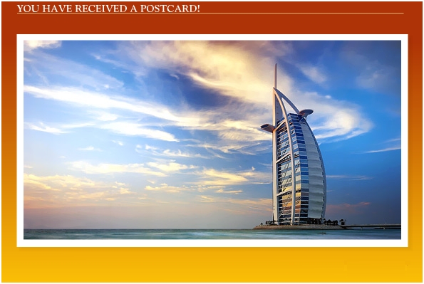 Burj Al Arab Post Card - Front