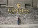 A photo of Rachel outside of the Guinness Storehouse