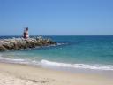 A photo of a beach near Faro Portugal