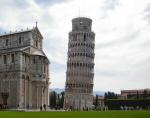 A photo of the leaning tower of Pisa