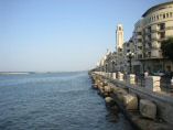 A photo of Bari port