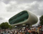 A photo of the media centre at Lords cricket ground